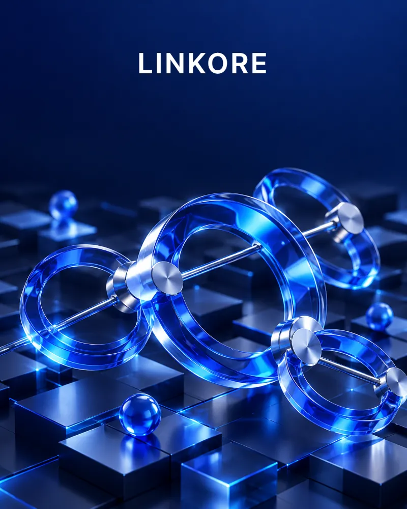 LINKORE 기업 홈페이지 예시 화면
