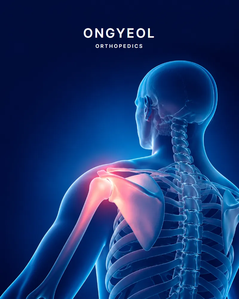 온결정형외과 병원 홈페이지 예시 화면